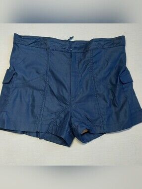 Sergal For Norco Vintage Navy Blue Womens Bicycle Bike Shorts, Italy, Size 12
